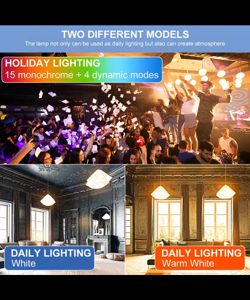 LED RGB Lamp Spotlight Bulb E27 E14 GU10 B22 AC220-240V Bombillas LED 6W 10W IR Remote Control Led Smart RGBw